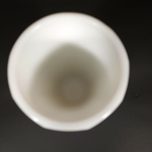 1 Grapevine White MILK GLASS Tea Glass, WEST MORELAND Cottage County Farmhouse - Picture 11 of 12